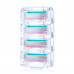 The replaceable cartridge for shaving of Bye Bad Hair Candy female 4 edges, 4 pieces