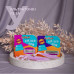 The replaceable cartridge for shaving of Bye Bad Hair Candy female 4 edges, 4 pieces
