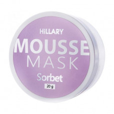 Softening mousse - a Hillary Mousse Mask Sorbet face pack, 20 g