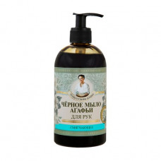 The softening black hand soap Recipes of the Grandmother Agafya Travy and collecting, 500 ml