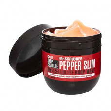 The warming anti-cellulite wrapping for a body of Mr.Scrubber Hot Stop Cellulite Pepper Slim Anticellulite Body Wrap, 250 g