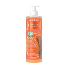 The warming, nutritious and strengthening cream-gel for a body of Eveline Cosmetics of 99% of Natural Orange Extract, 400 ml