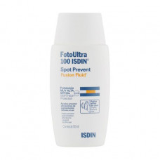 Sun-protection fluid for the person Isdin Foto Ultra 100 Spot Prevent Fusion Fluid SPF 50+, 50 ml