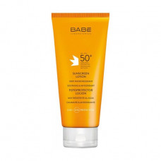 Sun-protection BABE Laboratorios Sunscreen Lotion SPF 50+ body lotion of waterproof, 200 ml