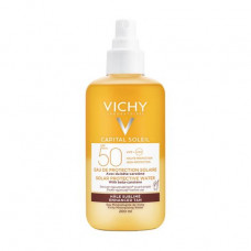 The sun-protection water two-phase Vichy Capital Soleil Solar Protective Water SPF50 face and body spray with beta carotene, 200 ml