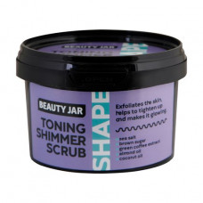 Salt srub shimmer for a body of Beauty Jar Shape Toning Shimmer Scrub, 360 g