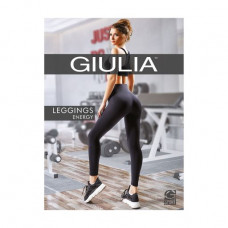 Sports leggings female Giulia Leggings Energy, Green Ash, S/M size