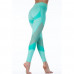 Sports leggings female Giulia Leggings Sport Rete Essential, Biscay Green, size L