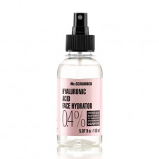 Sprey for the person Mr.Scrubber Hyaluronic Instant Face Hydrator of 0.4% Moistening, 150 ml