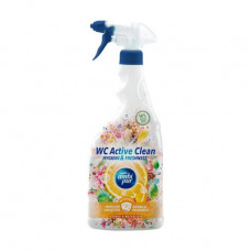 Means for cleaning of a bathtub and a toilet of Ambi Pur WC Active Reiniger Botanical Fragrances Citrus & Waterlilly, 750 ml