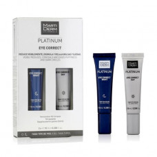 Means for a contour of eyes of MartiDerm Platinum Eye Correct day and night, 2 * 10 ml