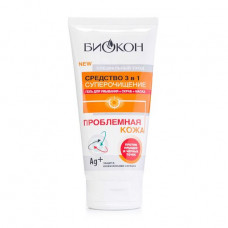 Face treatment 3 in 1 B_okon Special leaving of Superochishcheniye, against pimples and black dots, 175 ml