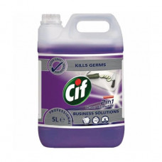 Means for washing and disinfection of any surfaces 2 in 1 Cif Professional (concentrate), 5 l