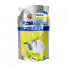 Means for washing of ware of Wash & Free a lemon and mint, doypak, 500 g