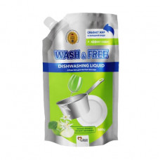Means for washing of ware of Wash & Free green apple and extract of an edelweiss, doypak, 500 g