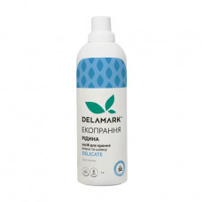 Means for washing of Delamark Delicate for delicate fabrics, 30 washings, 1.2 l
