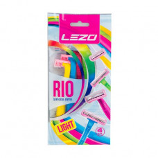 Razor female Lezo Rio of disposable, 4 pieces