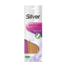 The shoe insoles Silver Natural Cork Shoe Insole from a traditional cork, universal