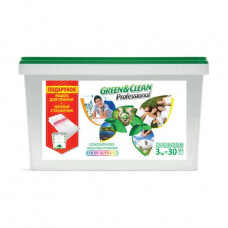 Washing poroshokgreen & Clean Professional for color clothes, 30 washings, 3 kg