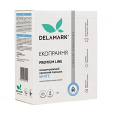 The laundry detergent Delamark Royal Powder White with effect of the conditioner, 30 washings of 1 kg