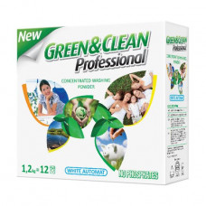 The laundry detergent Green&Clean Professional for white clothes, 12 washings, 1.2 kg