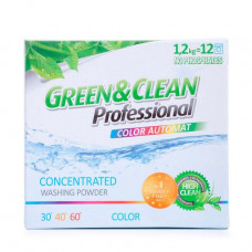 The laundry detergent Green&Clean Professional for color clothes, 1.2 kg