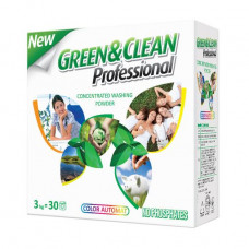 The laundry detergent Green&Clean Professional for color clothes, 30 washings, 3 kg