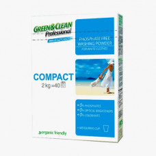 The laundry detergent Green & Clean Professional Compact for white clothes, 40 washings, 2 kg