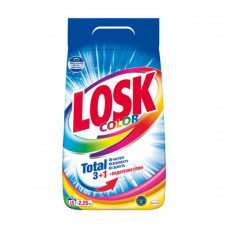 The laundry detergent Losk Color Total 3+1 automatic machine, for color things, 15 washings, 2.25 kg