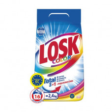 Laundry detergent Losk Color, automatic machine, 16 washings, 2.4 kg