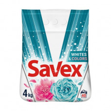 Laundry detergent Savex Whites & Colors, 40 washings, 4 kg
