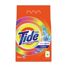 Laundry detergent Tide Instant Powder Touch of Lenor Color automatic machine, 40 washings, 4 kg