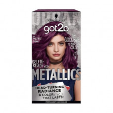 Resistant cream hair color of Metallics Permanent Hair Color M69 Amethyst Chrome Got2B, 142.5 ml