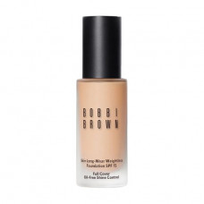 Resistant tone means of Bobbi Brown Skin Long-Wear Weightless Foundation SPF15, Warm Porcelain, 30 ml