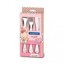 Tableware detsk. TRAMONTINA BABY Le Petit pink, 3 ave., 66973/005