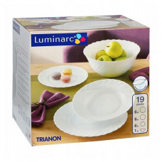 Table service of Luminarc Trianon, 19 objects (00144)