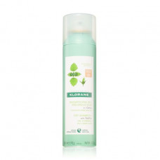 Dry shampoo for dark hair of Klorane Nettle Sebo-Regulating Dry Shampoo for Oily Dark Hair with a nettle, 150 ml