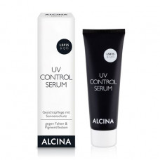Serum for the person Alcina UV Control Serum SPF 25 Q10 from pigmentary spots and wrinkles, 50 ml
