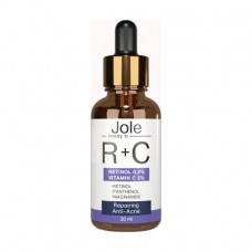 Serum for the person Jole Retinol 2 + Vitamin C5 Anti Acne Serum with Retinolum and vitamin C, 30 ml