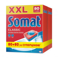 Tablets for washing of ware in the Somat Classic dishwasher, 2*80 pieces