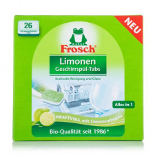 Tablets for washing of ware in the Lemon dishwashers Frosch, 26*20 g
