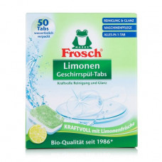 Tablets for washing of ware in the Lemon dishwashers Frosch, 50*20 g