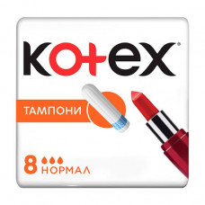 Tampons of Kotex Normal, 8 pieces