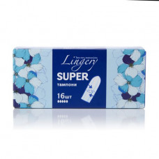 Tampons of Lingery Super, 16 pieces
