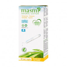 Masmi tampons organic regular with the applicator, 16 pieces.