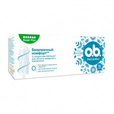 Tampons female hygienic o.b. ProComfort Super Plus, 16 pieces