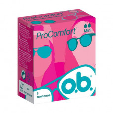 Tampons of o.b. ProComfort Mini, 8 pieces