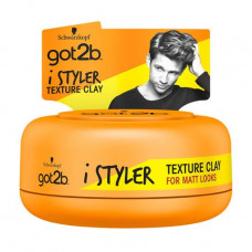 Teksturuyushchy clay for hair of iStylers Texture Clay Got2B, 75 ml