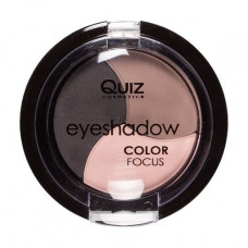 3-colored eye shadow Quiz Cosmetics Color Focus Eyeshadow, tone 362, 4 g