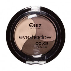 3-colored eye shadow Quiz Cosmetics Color Focus Eyeshadow, tone 363, 4 g